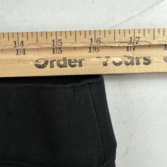 Spanx Ponte Perfect Slim Straight Pants Women 32x25* Black High Rise Crop Tag XL - Picture 16 of 16